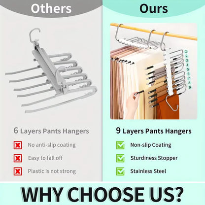 9-Layer Pants Hanger
